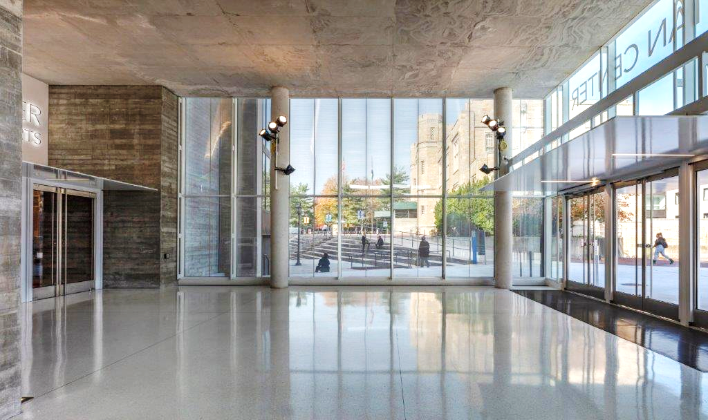 Lehman Performing Arts Center lobby, Bronx NY