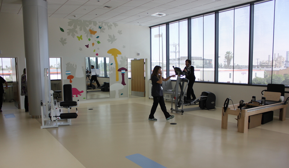 Shriners Hospital pediatric therapy room, Pasadena CA