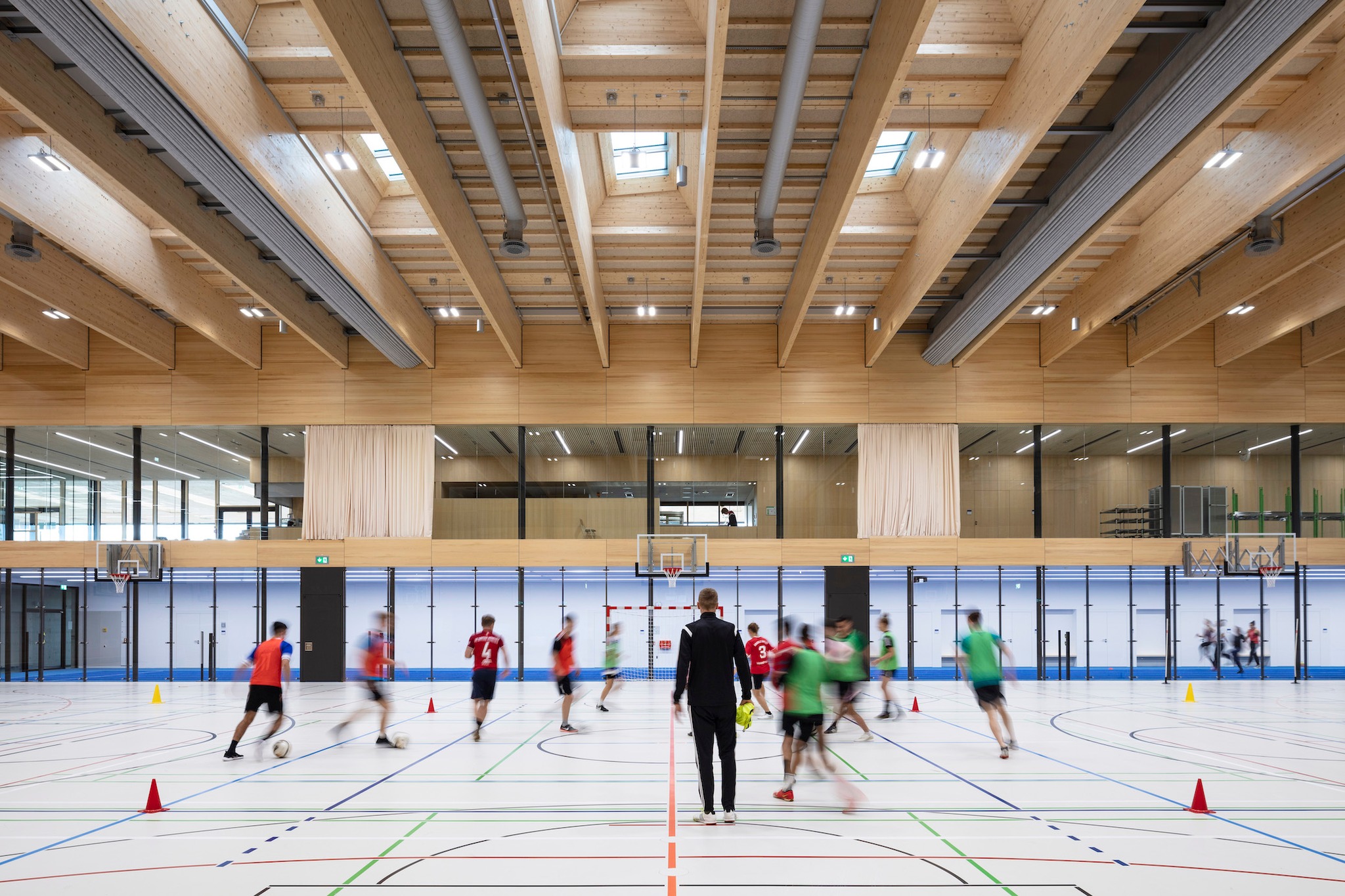 TUM Campus Olympic Park sports hall, Munich