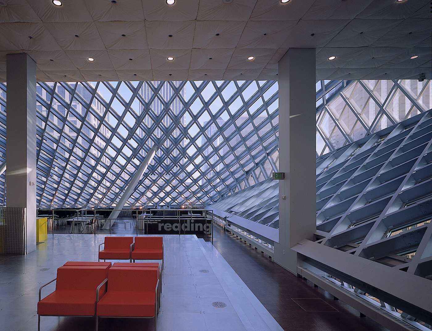 Seattle Central Library, OKATECH expanded metal facade